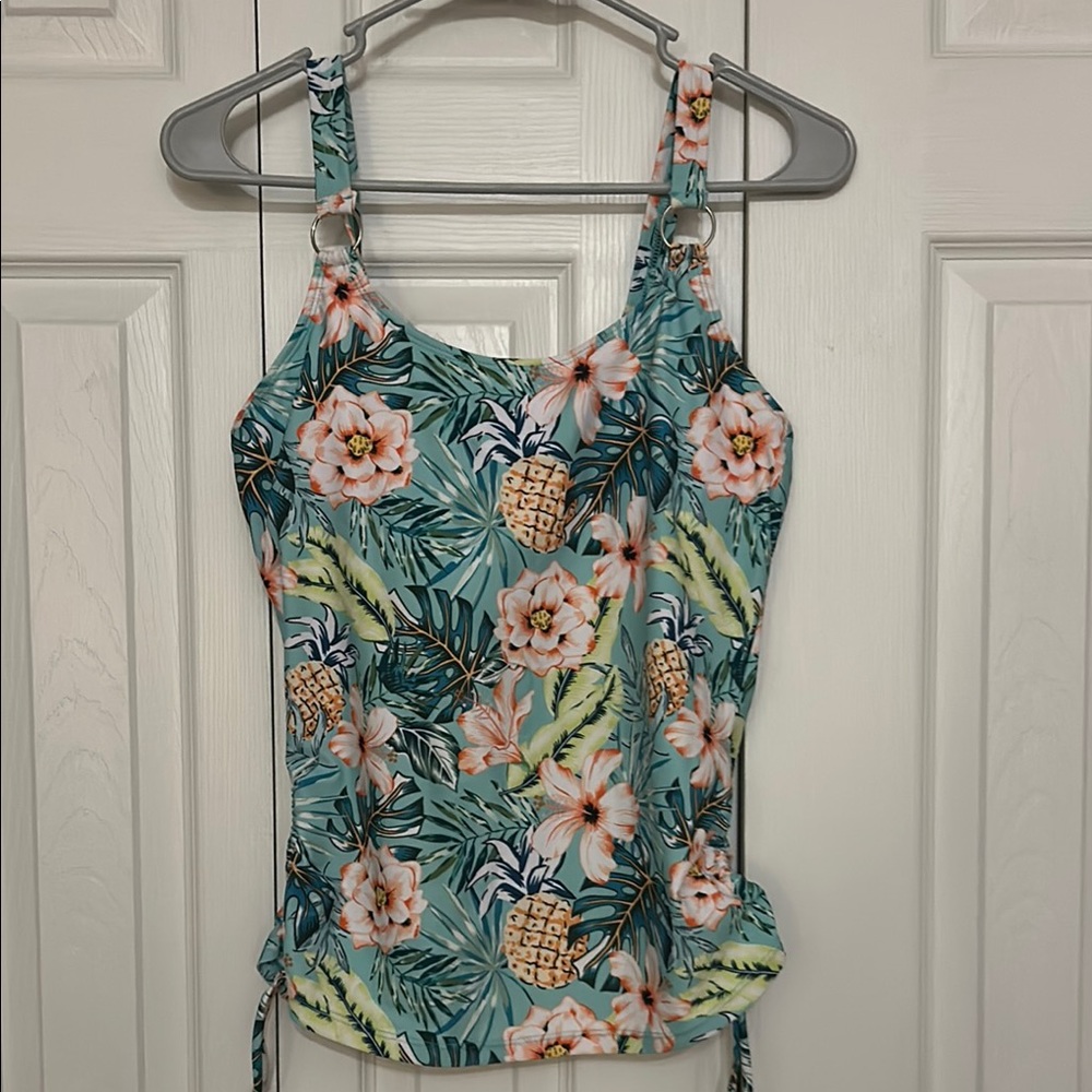 Floral Tropical Print Women's Top